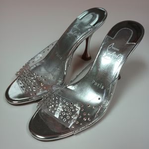 Christian Louboutin Degramule Strass 85 heeled sandals